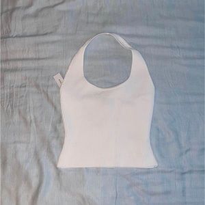 Aritzia Babaton Sculpt Knit Backless Halter Top